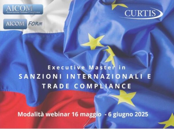 3^ edizione dell’Executive Master “SANZIONI INTERNAZIONALI E TRADE COMPLIANCE”